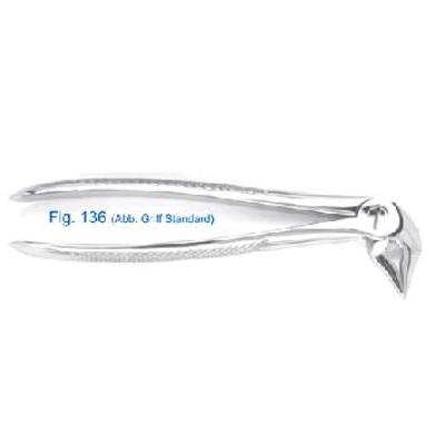 Щипцы №136 HLW для удаления зубов нижние, корневые