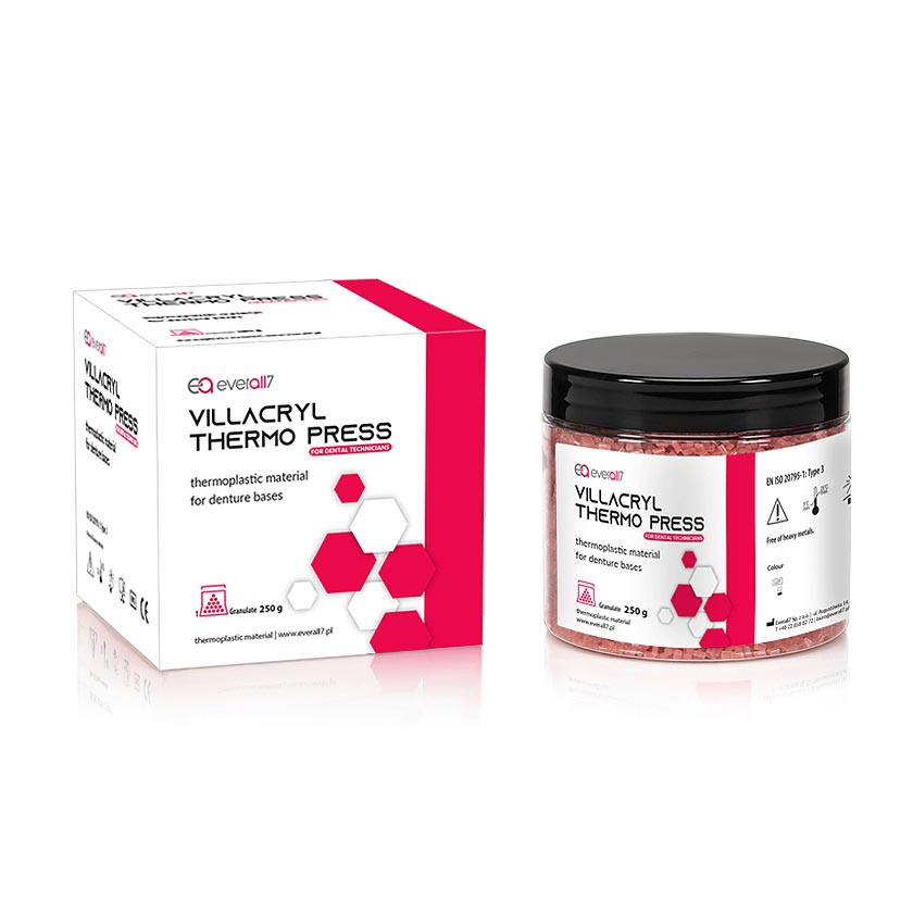 Виллакрил Термо Пресс 250гр / Villacryl Thermo Press термопластический материал, 250 г
