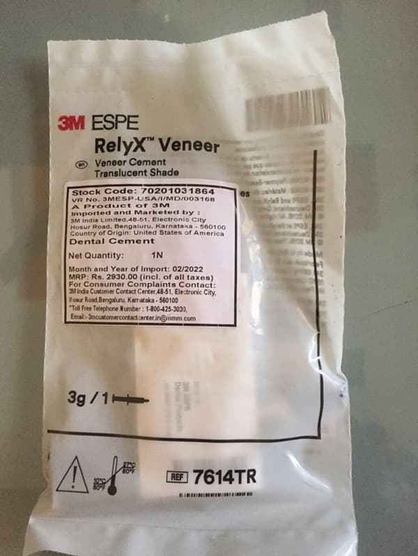 Relyx Veneer цемент для виниров 1 шприц 