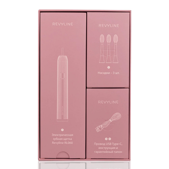 Электрическая звуковая зубная щётка Revyline RL 060