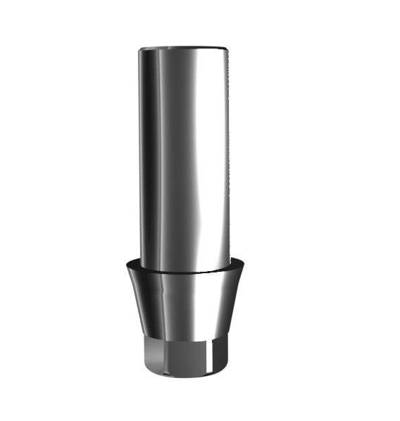 Абатмент временный (одиночный) для CAD/CAM, совместим с Osstem Regular (1.0 мм), с винтом 01041