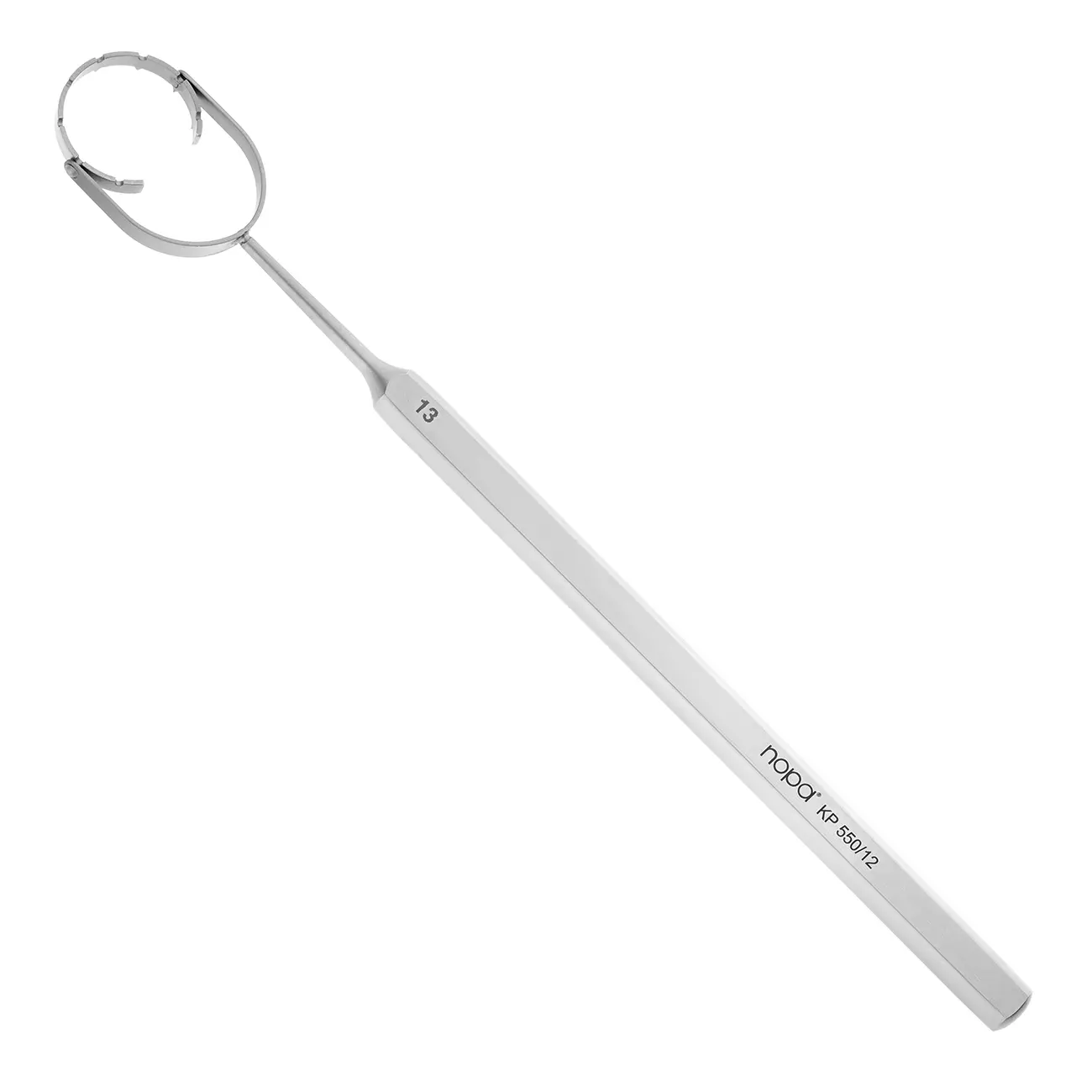 Фиксирующий крючок THORNTON с рукояткой, D13 мм, 12 см, NOPA KP 550/12