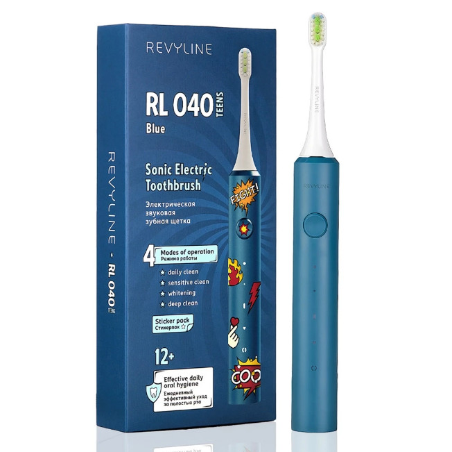 Электрическая звуковая зубная щётка Revyline RL 040 Teens