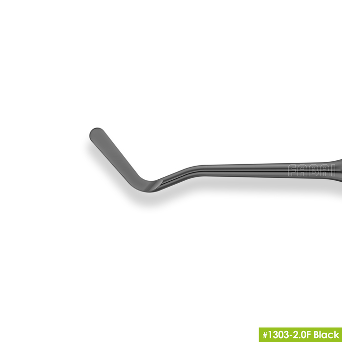 Средняя гладилка с двухугловым штопфером 1303-2,0F Black