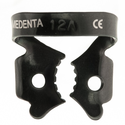 Кламп с черным покрытием № 129-12A Medenta