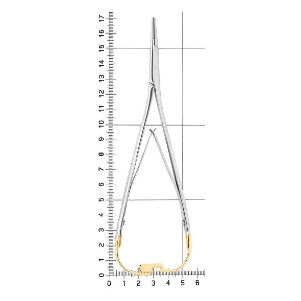 Иглодержатель хирургический Mini-Head Lichtenberg TC 20-22A