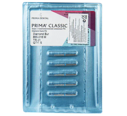 Боры алмазные FG 855-016 EF / TR-21, 5 шт.