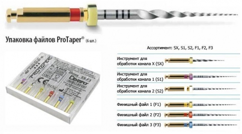 Протейперы машинные - ProTaper Universal L31 мм
