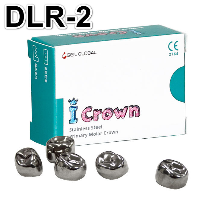Коронки CROWN Refill DLR-2 из нержавеющей стали детские (5 шт) Seil Global