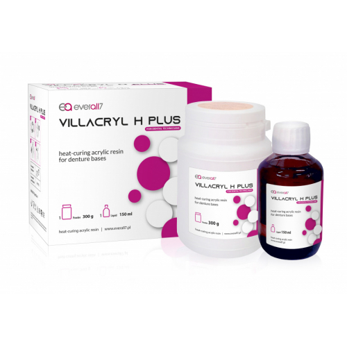 Виллакрил H Плюс пластмасса базисная - Villacryl H Plus V4 мини-упаковка (350 г + 150 мл)