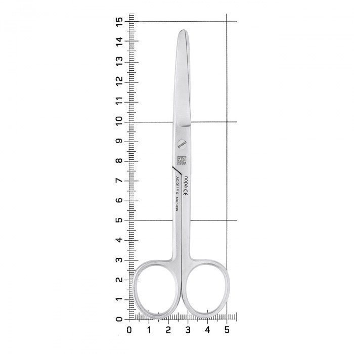 Ножницы стандартные хирургические изогнутые, 14,5 см, NOPA AC 011/14