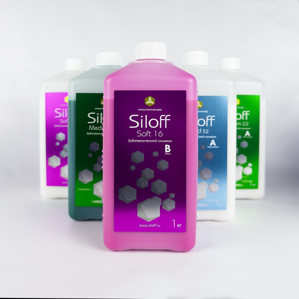 Siloff Hаrd 32 Дублирующий силикон (голубой)