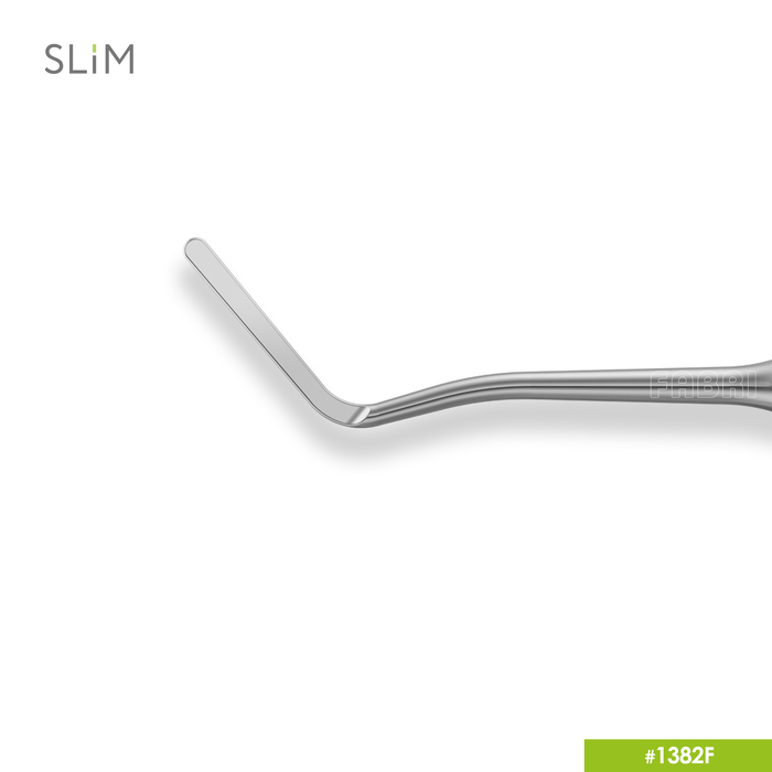 Удлиненная узкая гладилка SLIM c цилиндрическим штопфером с эргономичной ручкой 1382F