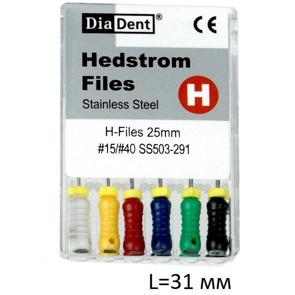 Эйч-Файлы - H-File L31 мм, DiaDent