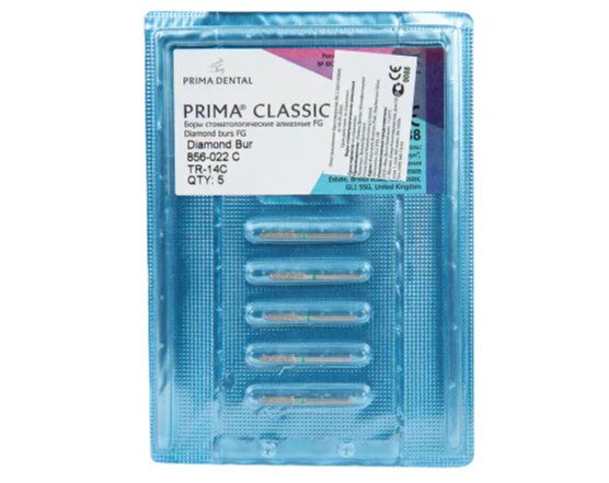 Боры алмазные FG 856-022 C / TR-14, 5 шт.