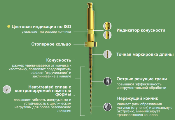 Файл универсальный Е-ФЛЕКС Голд - E-FLEX Gold L19 мм, Eighteeth