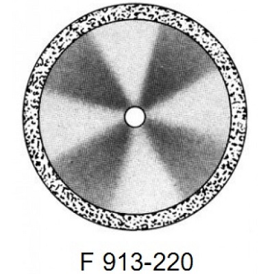 Алмазный диск F 913-220 (Ø 22 мм), Тонкий F