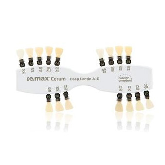 Расцветка IPS e.max Ceram Deep Dentine Shade Guide.
