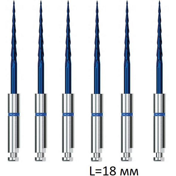 Инструменты ротационные E3 Azur Basic L18 мм, Endostar, 6 шт.