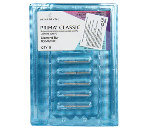 Боры алмазные FG 856-020 XC, 5 шт.