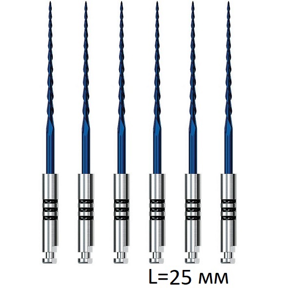 Инструменты ротационные E3 Azur Big L25 мм, Endostar, 6 шт.
