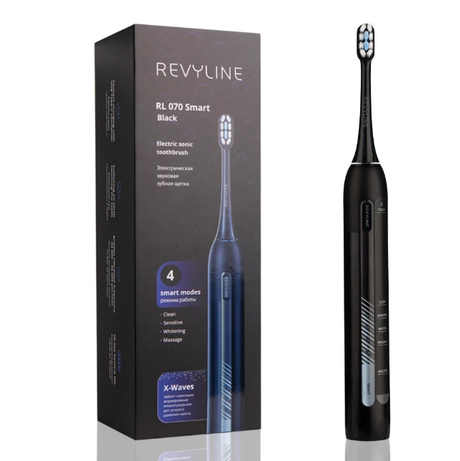 Электрическая звуковая зубная щётка Revyline RL 070