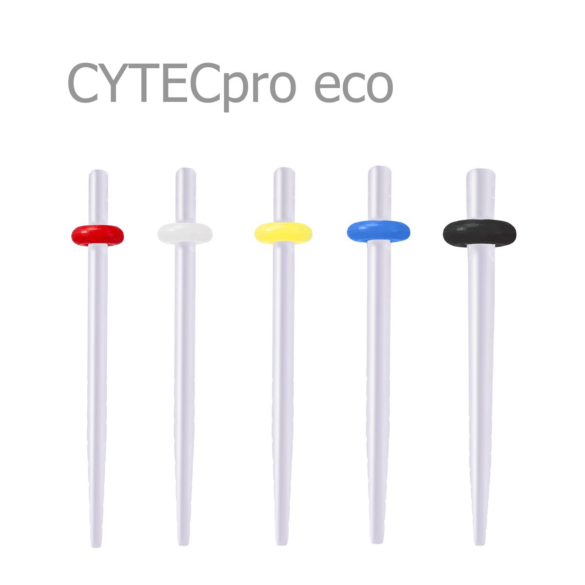 Штифты CYTECpro eco стекловолоконные полупрозрачные гладкие, 5шт в блистере