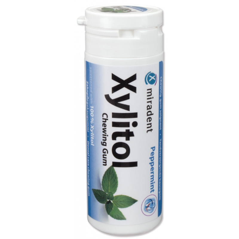 Xylitol Gum жевательная резинка, перечная мята 30 шт. уцененный