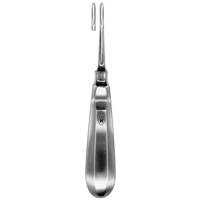 HSA 627-01 – элеватор Lindenblatt 1 для верхних корней, прямой, двухсторонний