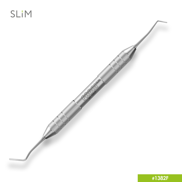 Удлиненная узкая гладилка SLIM c цилиндрическим штопфером с эргономичной ручкой 1382F