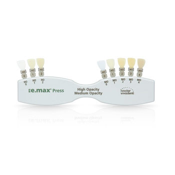 Расцветка IPS e.max Press Shade Guide HO/MO.