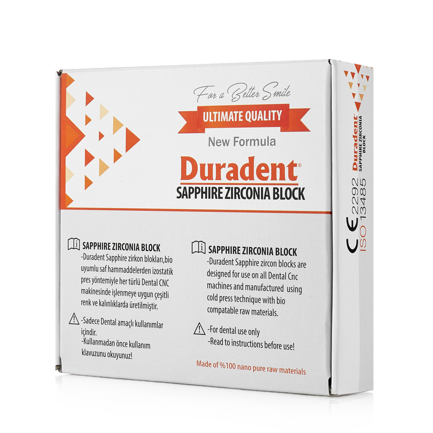 Циркониевые блоки Duradent Sapphire Zircona HT