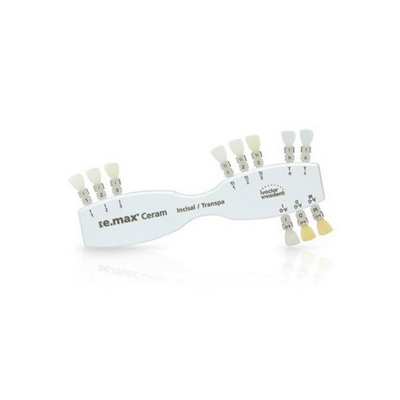 Расцветка IPS e.max Ceram Incisal/Transpa Shade Guide