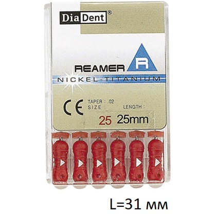 К-Ример - K-Reamer NiTi L31 мм, DiaDent