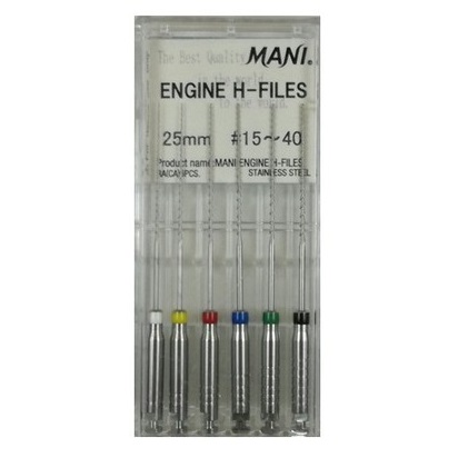 Engine H-Files - машинные буравы (для углового наконечника) L 21 мм
