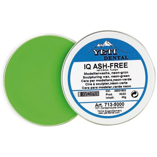 Воск моделировочный IQ Ash-free, жестяная банка 45 г.