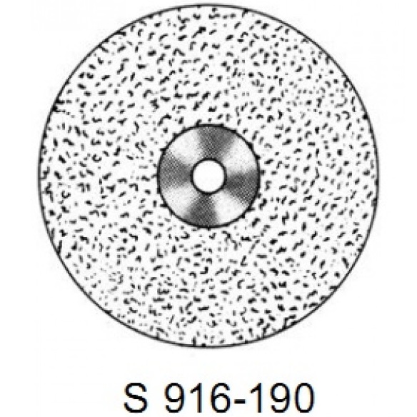 Алмазный диск S 916-190 (Ø 19 мм), Супертонкий XF