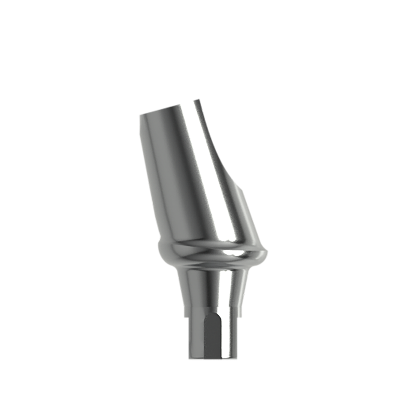 Абатмент титановый угловой 15°, совместим с Straumann Bone Level NC, с винтом