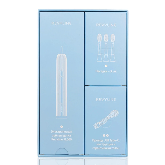 Электрическая звуковая зубная щётка Revyline RL 060