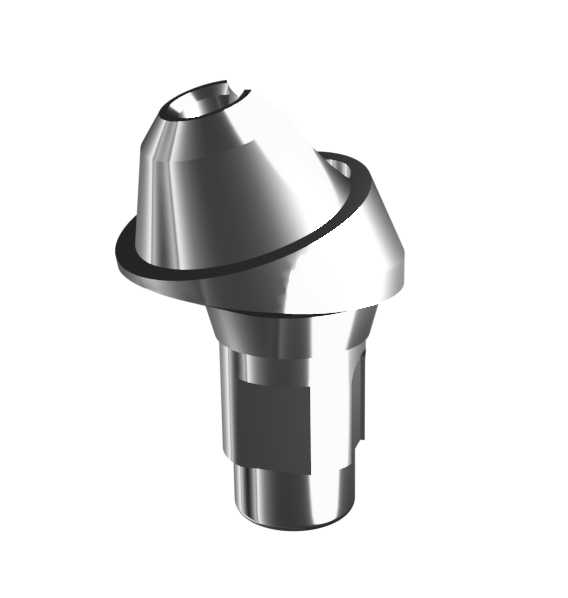 Абатмент-мультиюнит угловой 17° с внутренней резьбой, совместим с Straumann Bone Level RC (2.5 мм), type A 01340