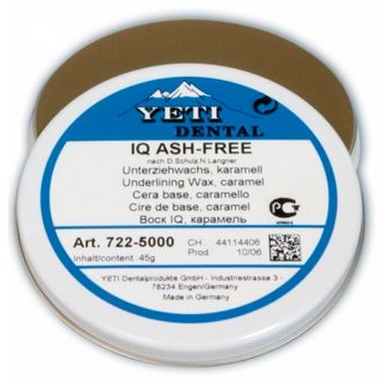 Воск для вкладок IQ Ash-free, жестяная банка 45 г