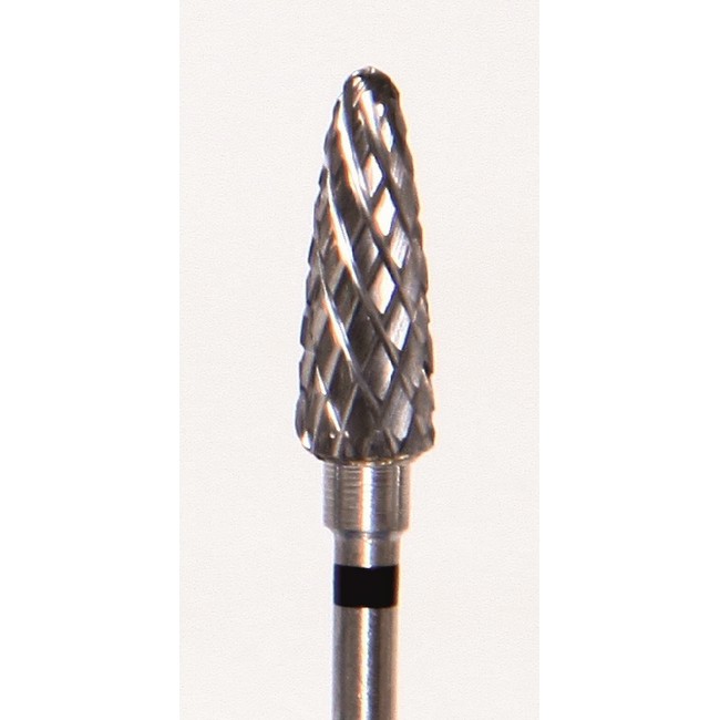 Фреза ATRI ТВС F050DSC, конус заокругленный, 5мм, двойная насечка, суперкрупная абразивн.