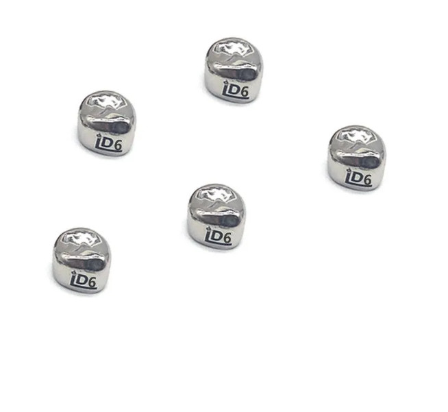 Коронки Kids CROWN DUL-6 из нержавеющей стали детские (5 шт)
