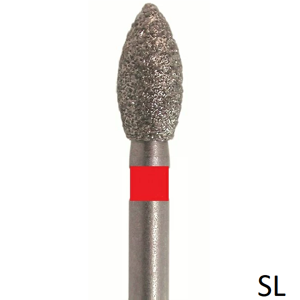 Боры алмазные SL830F.FG.023, Йота (25 шт.)