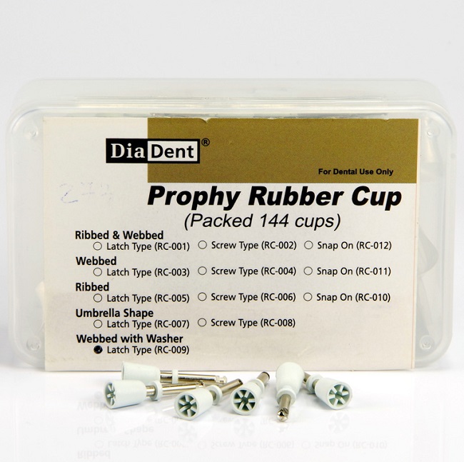 Полир чашка 6 перепонок с шайбой Prophy Rubber Cup Webbed 144 шт.