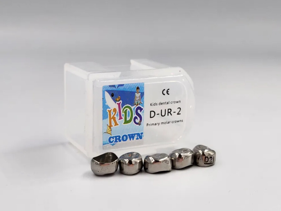 Коронки Kids CROWN DUR-2 из нержавеющей стали детские (5 шт)