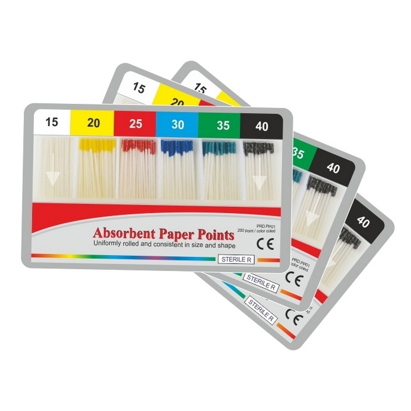 Бумажные штифты Absorbent Paper Points PP01