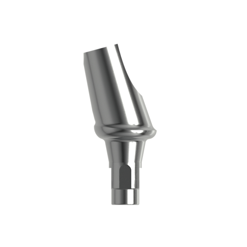 Абатмент титановый угловой 15°, совместим с Straumann Bone Level RC, с винтом