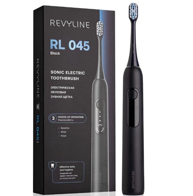 Электрическая звуковая зубная щётка Revyline RL 045 Black