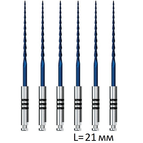 Инструменты ротационные E3 Azur Big L21 мм, Endostar, 6 шт.